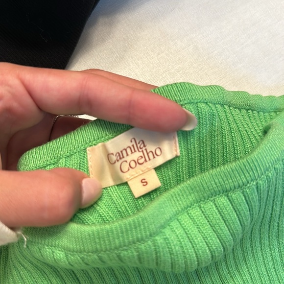 Camila Coelho Hazel Tube Top in Lime Green - Picture 2 of 5